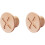 Wooden Cabinet Handles Round Beech 2 pcs 1