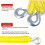 Heavy Duty Fluorescent Nylon Tow Strap 2 Inch x 30 Ft 7