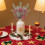 White Glitter Christmas Picks Frosted Branches 12 pcs 6