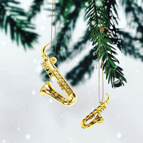 Mini Saxophone Instruments Golden Set 20 Pieces
