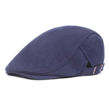 Cotton Flat Cap for Men and Women Adjustable Newsboy Hat