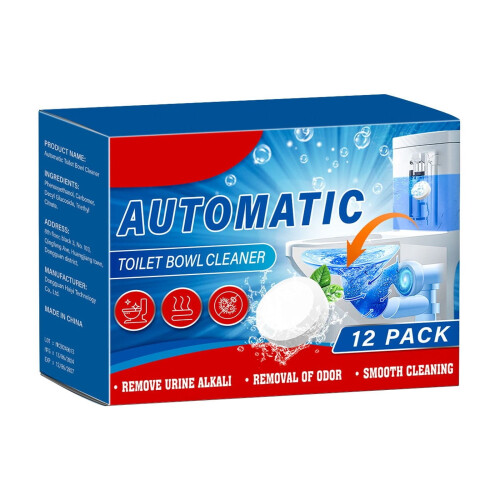Automatic Toilet Cleaner 12-Pack for Deep Cleaning Stains 1