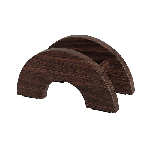 Coffee Filter Holder Reusable Stand Imitation Walnut 2