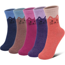 PUMIER Wool Socks for Women 5 Pairs