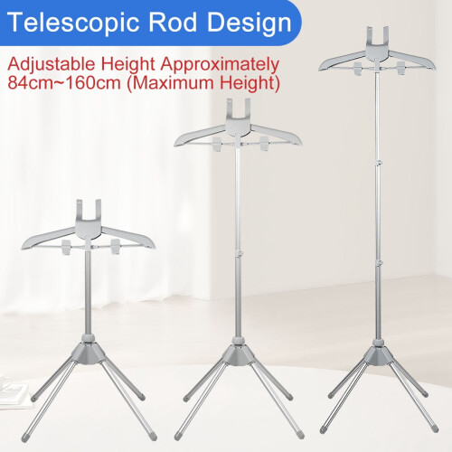 Handheld Garment Steamer Rack Adjustable Heavy-Duty Ironing 2
