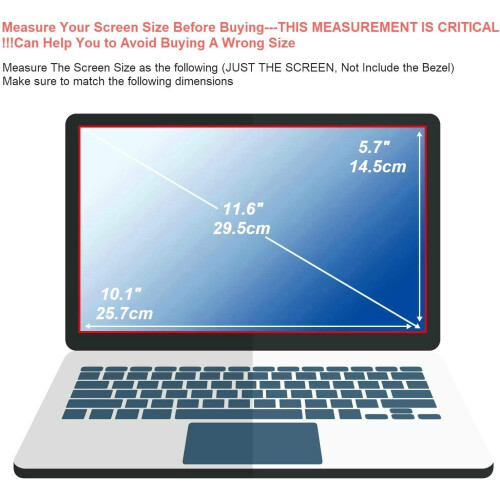 Laptop Screen Protector Blue Light Filter 2 Pack 11.6 Inch 1