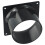 ABS Air Vent Duct Connector Wall Flange Adapter 75mm 100mm 6
