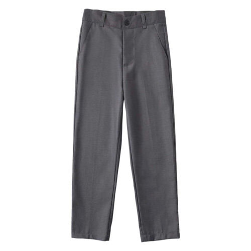 Boys' School Uniform Pants Dark Gray Size 150 1