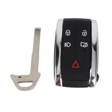 Car Key Fob Case ABS 5-Button Heatproof Abrasion-Resistant