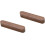 Wooden Cabinet Knobs Beech Walnut 2 pcs 64 mm 1