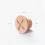 Wooden Cabinet Handles Round Beech 2 pcs 2
