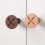 Wooden Cabinet Handles Round Beech 2 pcs 4