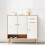 Wooden Cabinet Handles Round Beech 2 pcs 5