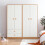 Wooden Cabinet Handles Round Beech 2 pcs 6