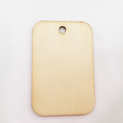 Wooden Hanging Tags Beige Synthetic 50 pcs 1