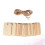 Wooden Hanging Tags Beige Synthetic 50 pcs 8