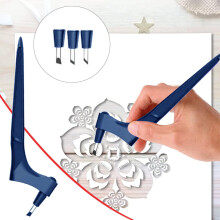 Craft Cutting Tool with 360 Rotating Stainless Steel Pen,