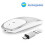 Mouse Optic Wireless Silențios - Mod Dual și Reîncărcabil Silver 1