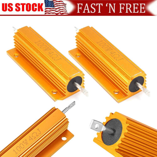 Wirewound Resistor 4 Ohm 100W Aluminum Case 2 or 4 Pcs 1