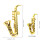 Mini Saxophone Instruments Golden Set 20 Pieces 2