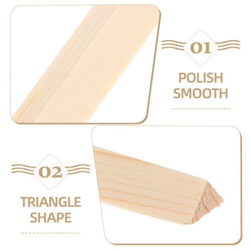 Wooden Window Trim Beige 10 Pieces 1
