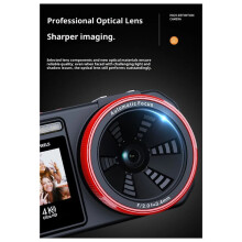 4K UHD WIFI Digitalkamera Bärbar 18X Zoom Autofokus Studentvideokamera 64MP Monokulär Teleskop Färgkamera A