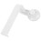 Bathroom Tissue Holder Wall Mount Suction Cup White ABS PVC 8