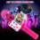 Wireless Karaoke Mic LED Purple 4-in-1 5