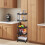 Rolling Storage Cart with Adjustable Tiered Shelves 1 Unit 4