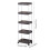 Rolling Storage Cart with Adjustable Tiered Shelves 1 Unit 3