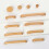 Wooden Cabinet Knobs Beech Wood 4 Pcs 3