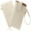 Eyeglass Case Soft Leather Portable Slim Travel Pouch for 7
