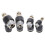 Black Push-in Elbow Fitting for Pneumatic Tube 1 Piece 5