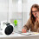 AuroraX Ceramic Space Heater Portable with Remote White 3