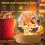 Flower Crystal Ball Night Light Desk Lamp Red Daisy 4
