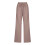 Women's Solid Cotton-Linen Straight Leg Pants High Waisted 3