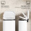 30 L Modern Curved Kitchen Bin - White 7