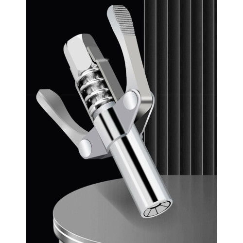 Grease Gun Coupler High-Pressure Quick-Release Lock 1