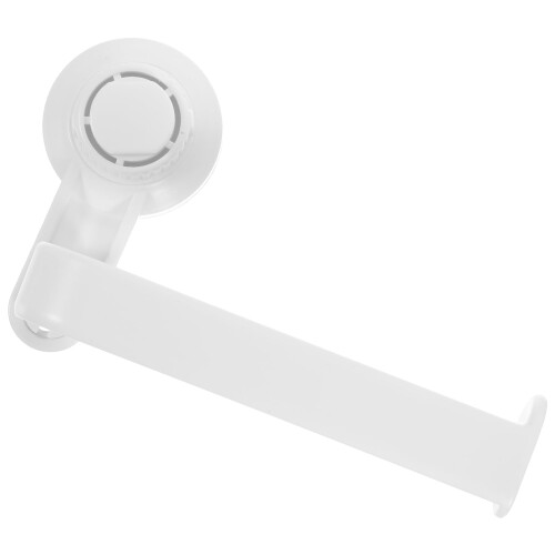 Bathroom Tissue Holder Wall Mount Suction Cup White ABS PVC 2
