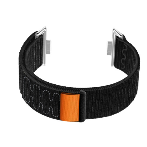 Stylish Nylon Loop Strap for Huawei Watch Fit 4 Pro Black 1