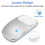 Mouse Optic Wireless Silențios - Mod Dual și Reîncărcabil Silver 3