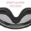Motorcycle Goggle Black Windproof 1 Pair 3