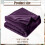 Microplush Fleece Blanket Grey 100x150 cm 3
