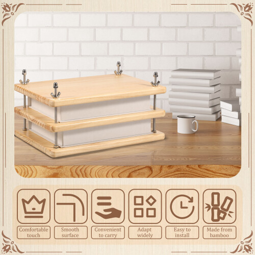 Bamboo Book Press for Binding Portable Paper Press 1 Unit 2