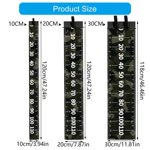 Portable Fish Measurement Tape 10/20/30 cm Width 2