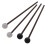 Glockenspiel Drum with Handle and Soft Rubber Mallets 1 Pair 7