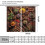Spice Kitchen Curtains Wooden Seasoning Pattern 2 Panels 3