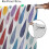 Rainbow Raindrops Curtains Watercolor Abstract Pattern 6