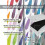 Rainbow Raindrops Curtains Watercolor Abstract Pattern 7