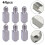 Stainless Steel Square Drive Pin Stud for Oster Blender 7